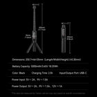 TELESIN Shorty Power Grip Rechargeable Selfie Stick with Remote Control for GoPro HERO13/12/11/10/9/MAX | 5000mAh Battery Tripod Stand Extension