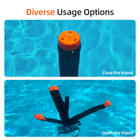 Telesin Floating Hand Grip Tripod Waterproof Extendable Selfie Stick