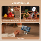TELESIN Magnetic Selfie Ring Light Compatible with iPhone Magsafe | LED Phone Selfie Fill Light with Mirror and Sticky Ring