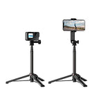 TELESIN Wireless Remote Control Selfie Stick for GoPro HERO11 HERO10 HERO9 GoPro Max with Phone Holder Clip and Tripod for Action Camera Mobile Phone TE-RCSS-001-1, 60CM