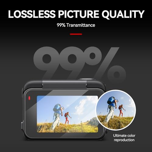 TELESIN Screen Protector for Insta360 Ace | HD Ultra Clear Tempered Glass Screen Protector, Laminated Film Lens Protector Compatible with Insta360 Ace