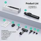 TELESIN Wireless Remote Control Selfie Stick for GoPro HERO11 HERO10 HERO9 GoPro Max with Phone Holder Clip and Tripod for Action Camera Mobile Phone TE-RCSS-001-1, 60CM
