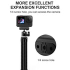 TELESIN Replacement Adapter Mount with 1/4 Tripod Connector Port Compatible with GoPro Hero 12 Hero 11 Hero 10 Hero 9 Hero 8 Max, Dual Interface Design for Straightly Mounting with Selfie Stick