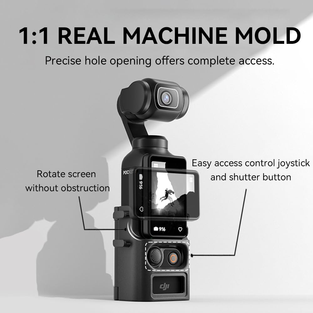 Telesin Aluminum Alloy Quick Release Extension Frame For DJI Osmo Pocket 3