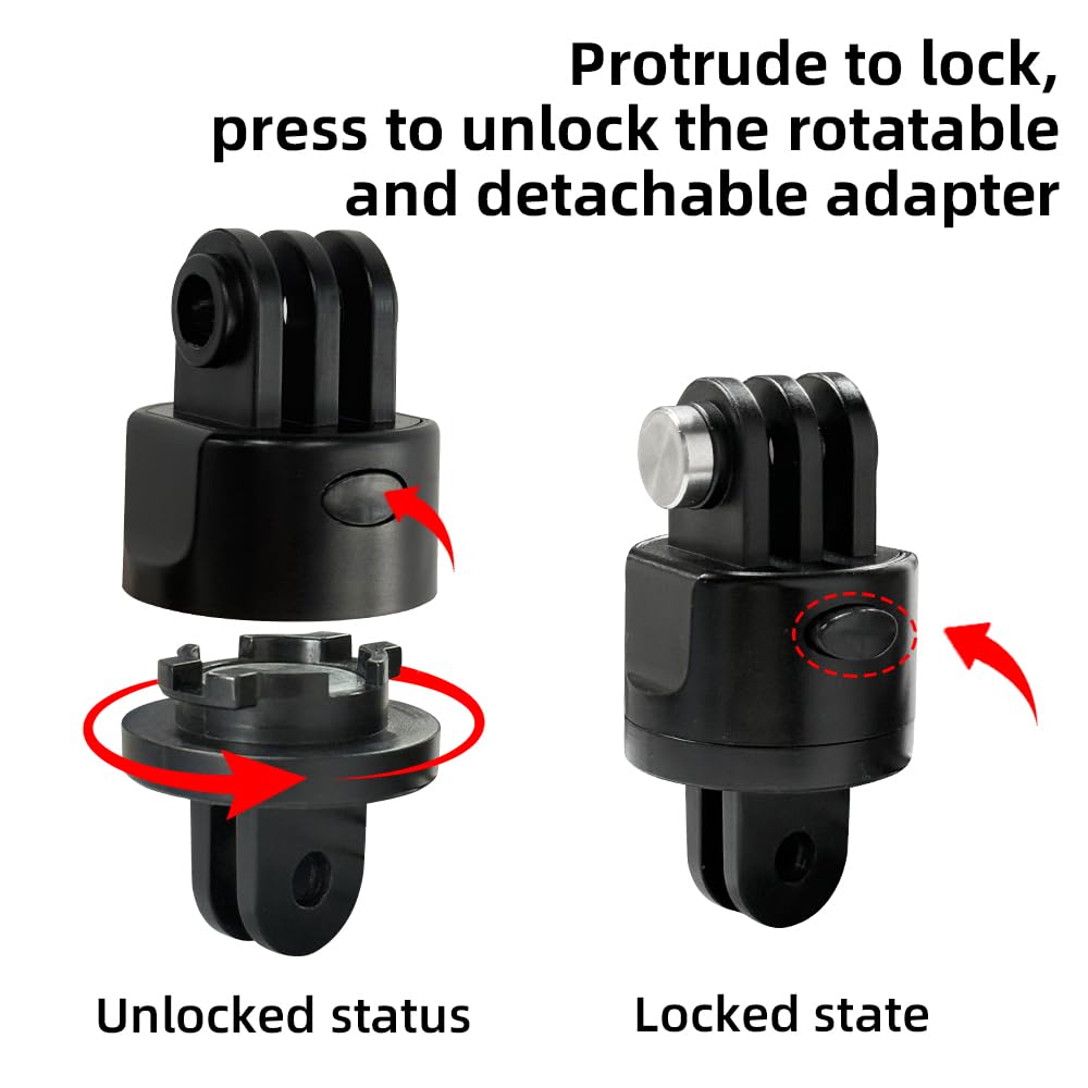 iGeek 65pcs Action Camera Accesories Kit | All in One Bundle Accesories Pack for GoPro Insta360 DJI Osmo Sports Cameras