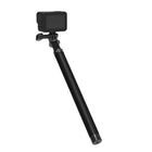 TELESIN Upgraded 1.16 Meters Carbon Fiber Ultra Light Selfie Stick for GoPro Osmo Action Camera, Invisible Stick for GoPro MAX, Insta360 ONE R ONE X2