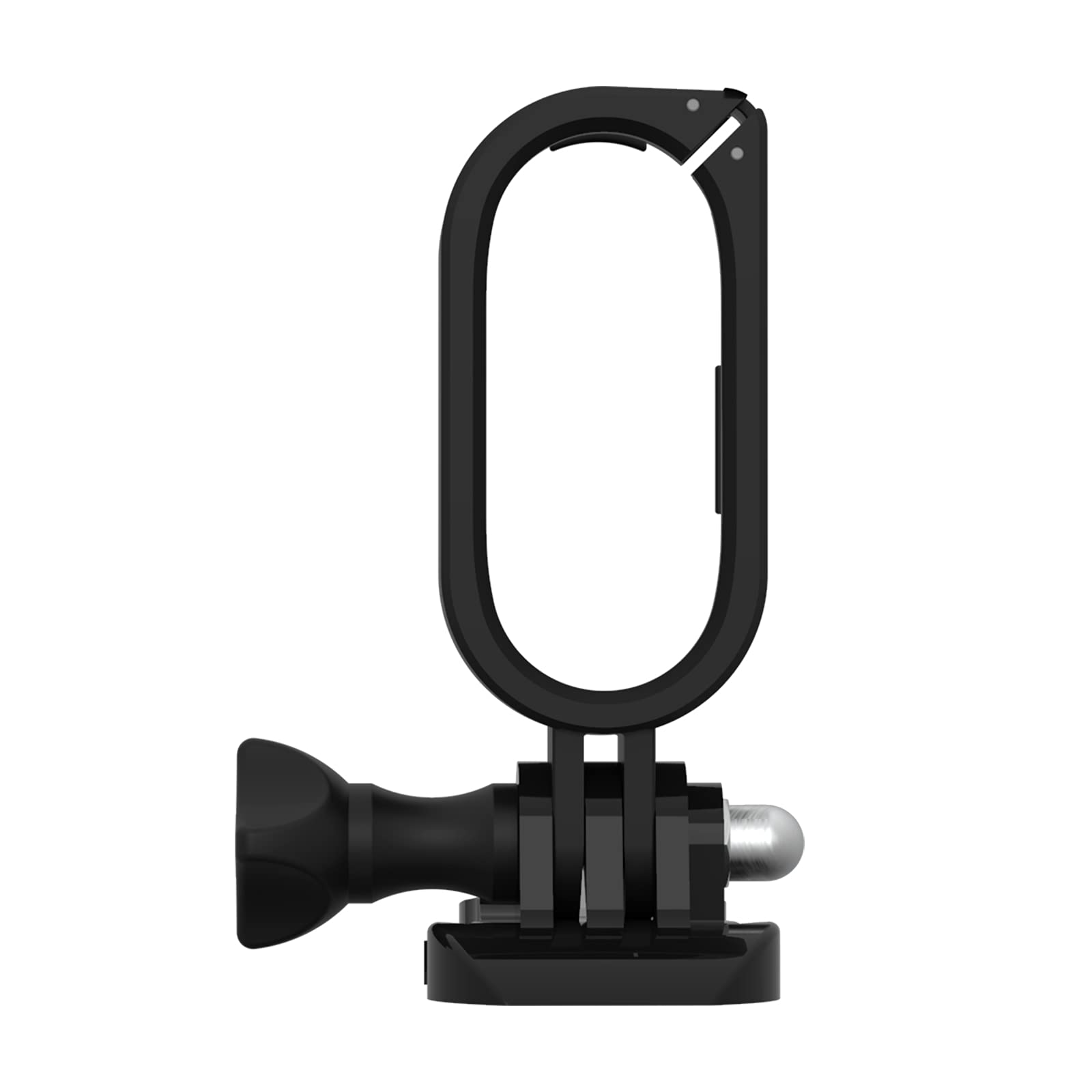 TELESIN Frame Case Mount for Insta360 GO2 Protective Case Camera Adapter with Mobile Base, Fixing Screw - Black