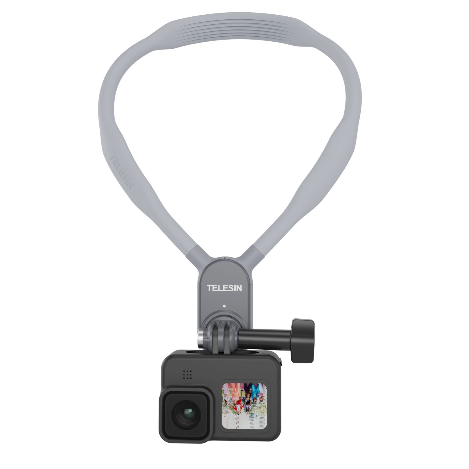 TELESIN Magnetic Neck Hanging Camera Holder for GoPro Insta360 DJI Action Sports Camera, Vlog Neck Lanyard Body Strap Mount for Action Camera