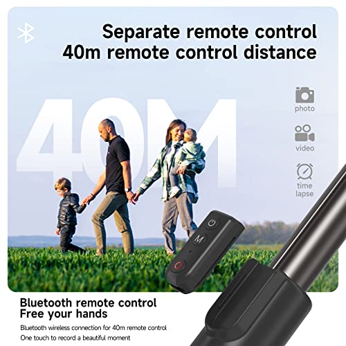 Telesin 1.3m Wireless Remote Control Selfie Stick for GoPro HERO12/11/10/9