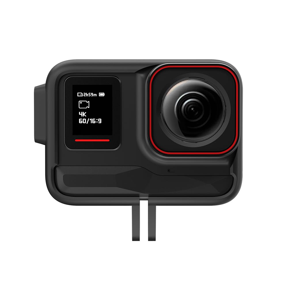 TELESIN Plastic Frame Case for Insta360 Ace Pro | Vlog Protective Cage with Cold Shoe Port Compatible with Insta360 Ace Pro