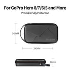 Telesin Portable Storage Bag Space Adjustable Carrying Case for Action Camera
