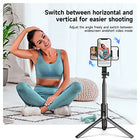 Telesin 1.3m Wireless Remote Control Selfie Stick for GoPro HERO12/11/10/9