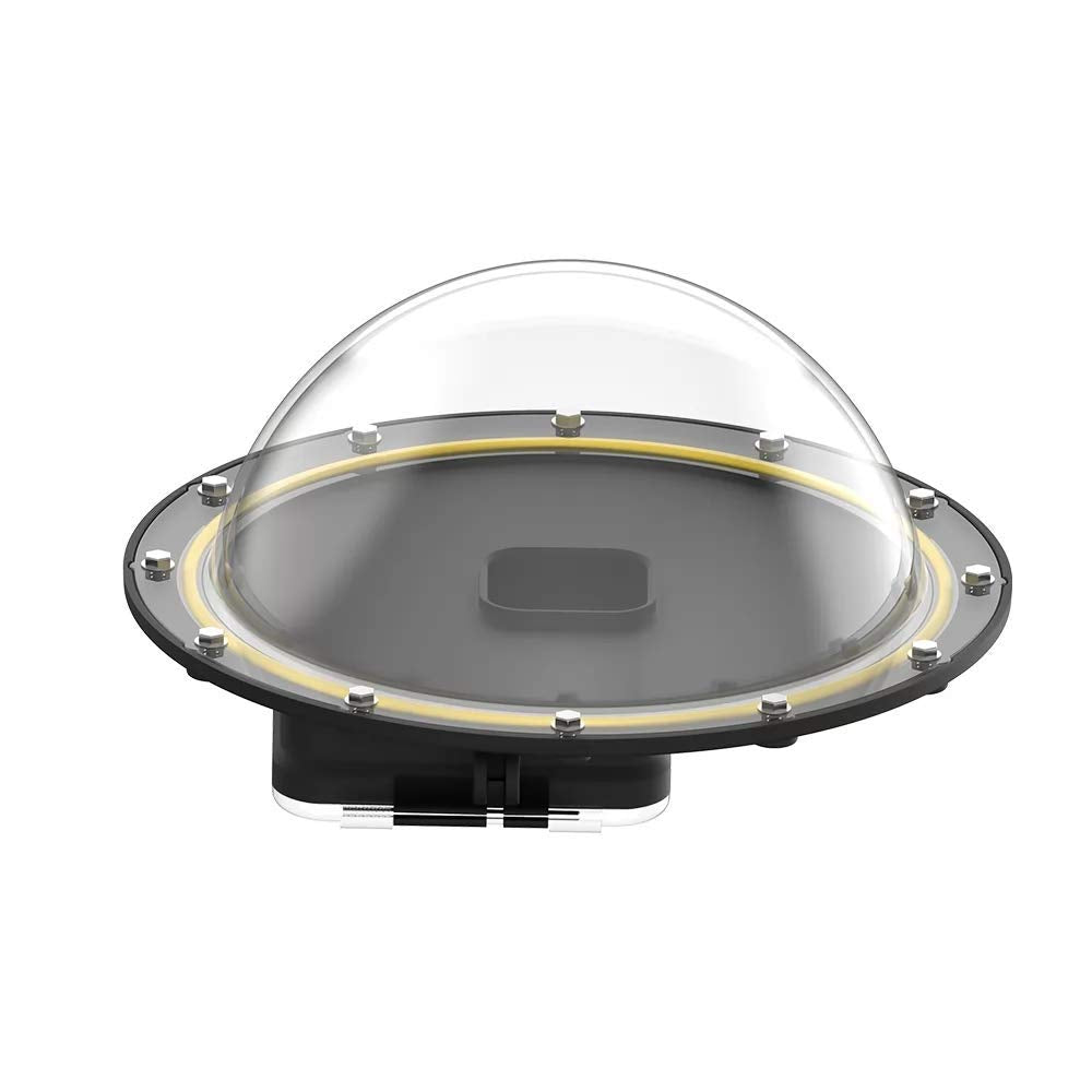 TELESIN Underwater Dome Port For GoPro HERO 11 HERO10 HERO9 With Floating Handle 30M Waterproof Housing