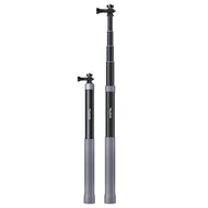 TELESIN 2nd Gen 1.2 Meter Carbon Fiber Selfie Stick for Action Camera, Invisible Stick for Insta360 ONE RS, ONE X3-120CM
