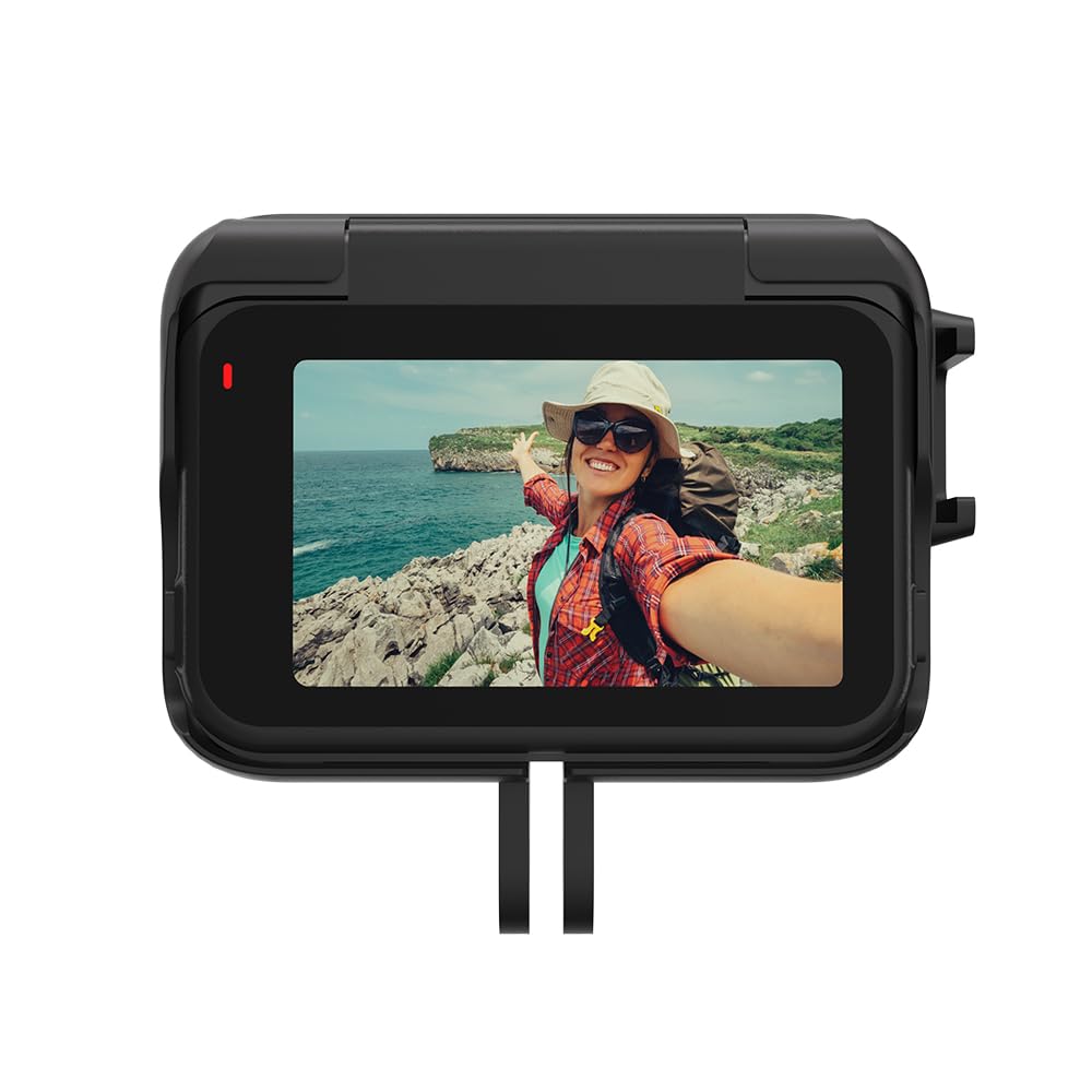 TELESIN Plastic Frame Case for Insta360 Ace Pro | Vlog Protective Cage with Cold Shoe Port Compatible with Insta360 Ace Pro