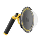 TELESIN Underwater Dome Port For GoPro HERO 11 HERO10 HERO9 With Floating Handle 30M Waterproof Housing
