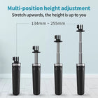 TELESIN Mini Desktop Selfie Stick Tripod for Action Camera, Compact Size Extendable Portable Length Adjustable GoPro DJI Action 2 Osmo Action Insta360 Sports Camera Tripod Stand