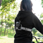 TELESIN Chest Strap Mount, Front & Back Dual Angle Chest Harness Wearing Belt Mount for GoPro, Insta360. DJI Action 2 Osmo Action Camera Accessories