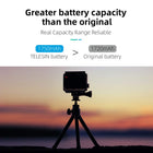 TELESIN Battery for GoPro HERO12 HERO11 HERO10 HERO9 Black | Camera Battery for GoPro 12 11 10 9 - Black