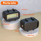 Seafrogs 40 Meters Depth Waterproof Diving Light with Cold Shoe Mount For GoPro Insta360 DJI Action Sony Canon Cameras 700 Lumen High Brightness Fill Light