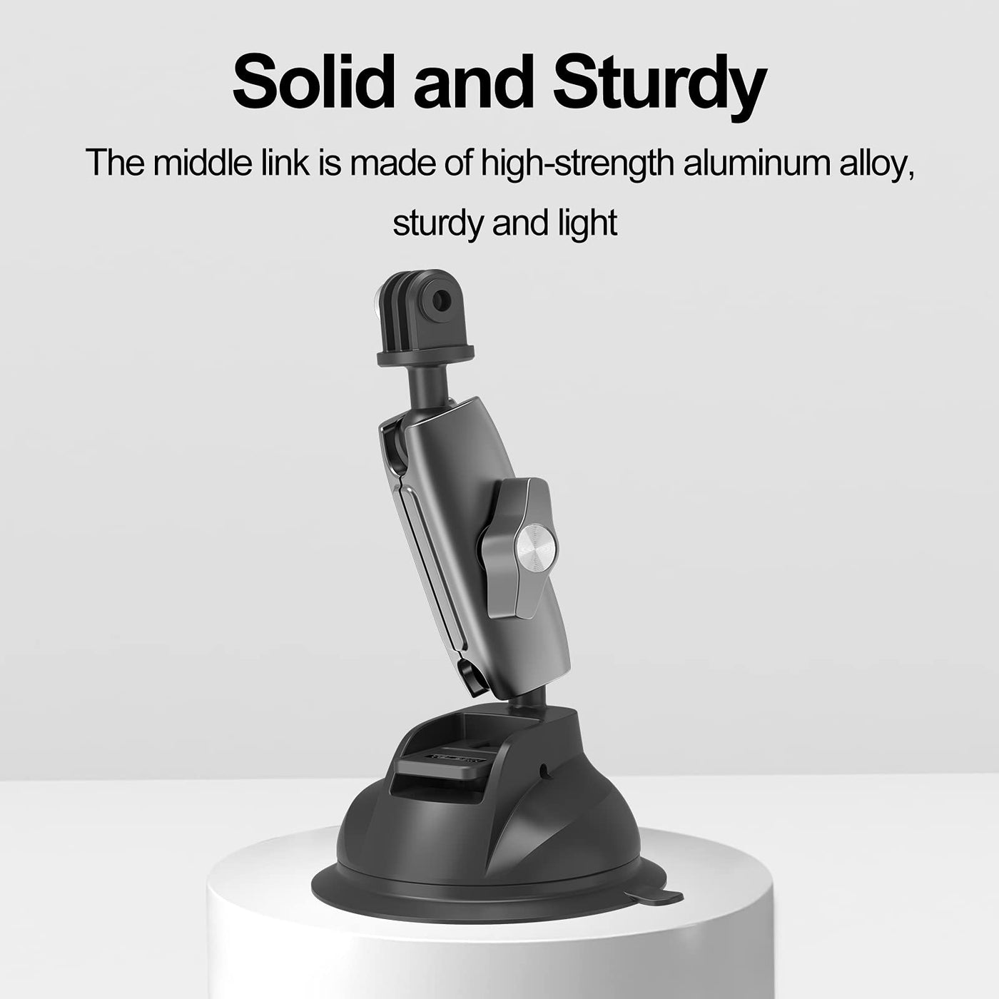 TELESIN Action Camera Universal Suction Cup Mount 360 Degree Rotatable for GoPro, Insta 360, DJI Action 2, Osmo Action, Osmo Pocket and Mobile Phone