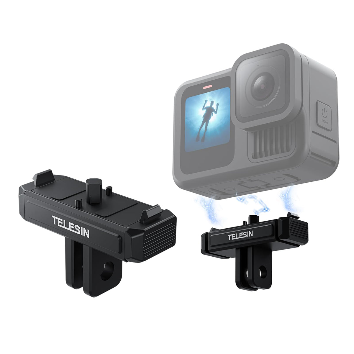 Telesin Magnetic Quick Release Metal Base Mount for GoPro HERO 13 Black