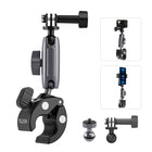 Telesin Claw Clamp Mount with Dua Ball Head