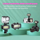 Seafrogs 40 Meters Depth Waterproof Diving Light with Cold Shoe Mount For GoPro Insta360 DJI Action Sony Canon Cameras 700 Lumen High Brightness Fill Light