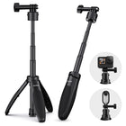 TELESIN 2.0 Quick Release Mini Desktop Tripod for GoPro Insta360 DJI Action Osmo Pocket | Compact Size Extendable Portable Camera Selfie Stick with Action Camera Quick Release Adapter