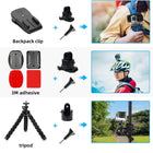iGeek 65pcs Action Camera Accesories Kit | All in One Bundle Accesories Pack for GoPro Insta360 DJI Osmo Sports Cameras