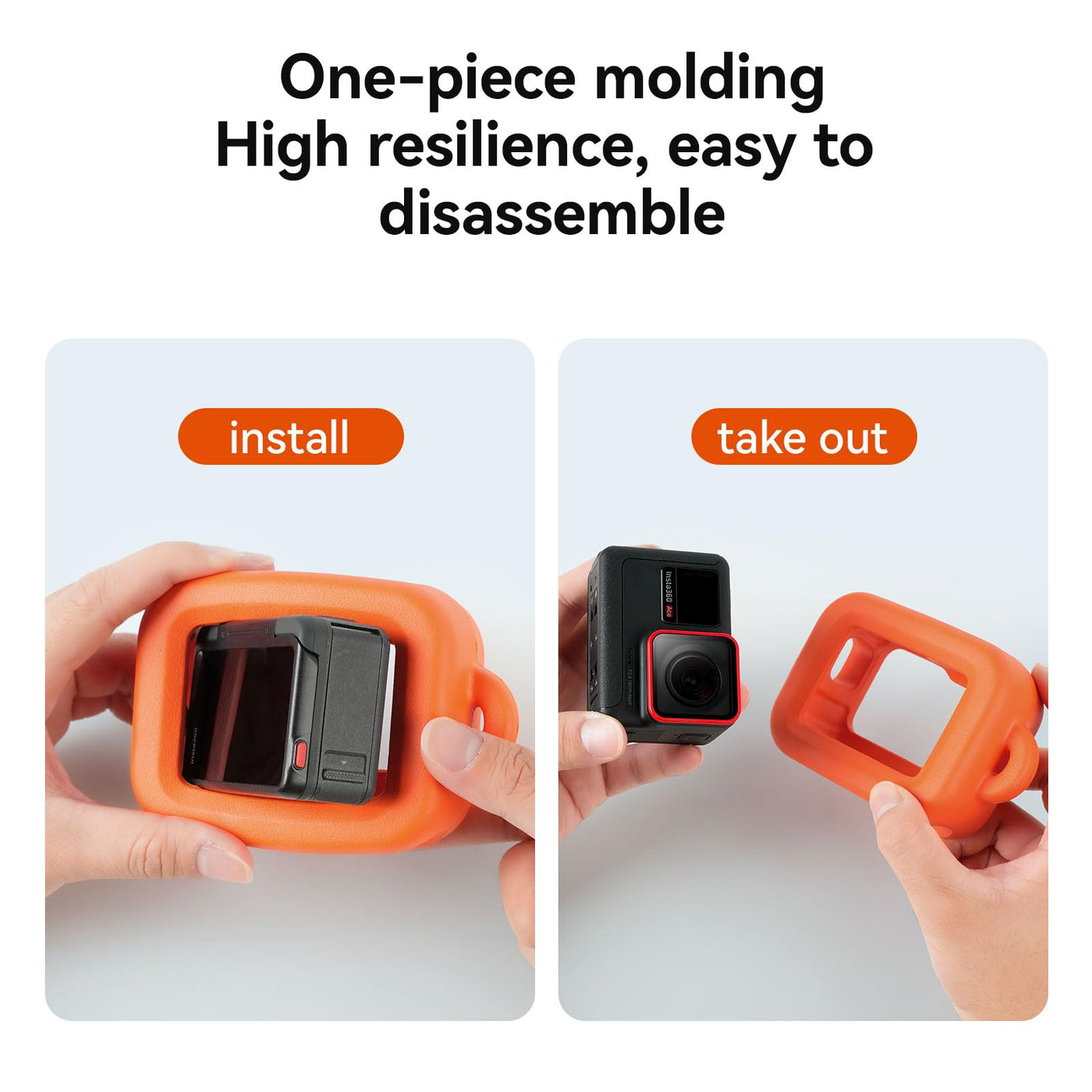 TELESIN Floating Case for Insta360 Ace/Ace pro | Snorkeling, Surfing Floaty Frame Compatible with Insta360 Ace/Ace Pro