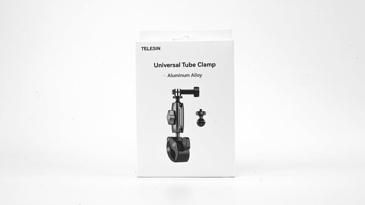 Telesin Claw Clamp Mount with Dua Ball Head