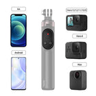 Telesin Wireless Remote Control Selfie Stick for GoPro HERO13/12/11/10/9/Max with Phone Holder Clip