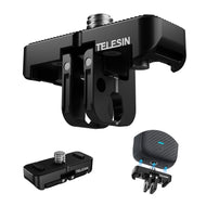 Telesin Quick Release Base Magnetic Aluminum Two-Claw Adapter Mount For Insta360 X4