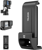 TELESIN Plastic Rechargeable Side Cover Rainproof Snowproof for GoPro Hero 12 Hero 11 Hero 10 Hero 9 Black
