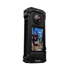 TELESIN Aluminum Metal Frame Cage for Insta360 X4 | Utility Protective Housing Vlog Case for Insta 360 X4, Cold Shoe Port with 1/4" Threads Mount