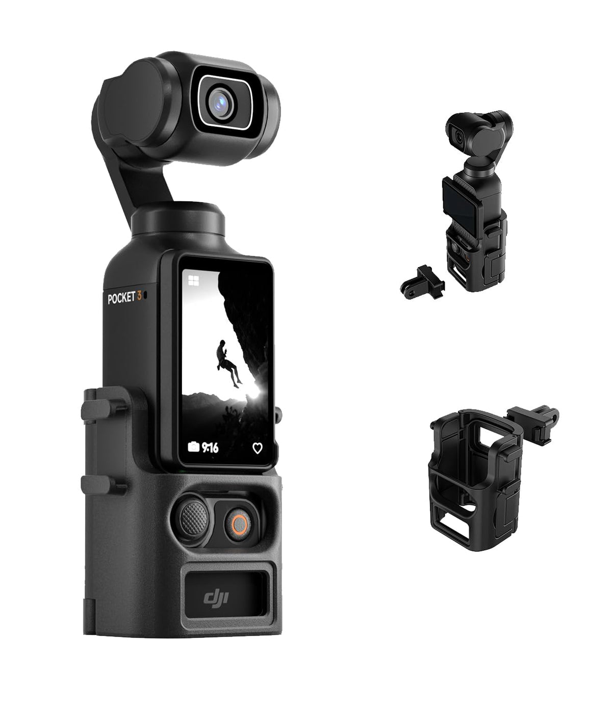 Telesin Aluminum Alloy Quick Release Extension Frame For DJI Osmo Pocket 3