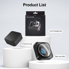TELESIN Max Lens Mod For GoPro Hero 12 Hero 11 Hero 10 Hero 9 Black 155 Degree Ultra-wide Angle, Anti-Skid Waterproof Replacement Lens for GoPro 12/11/10/9 Black Accessories