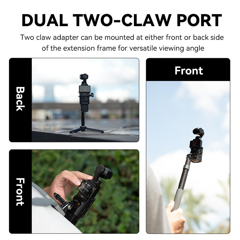 Telesin Aluminum Alloy Quick Release Extension Frame For DJI Osmo Pocket 3