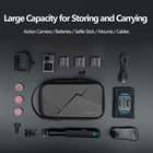 Telesin Portable Storage Bag Space Adjustable Carrying Case for Action Camera