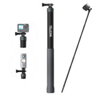 Telesin 2nd Gen 3 Meter Ultra Long Carbon Fiber Invisible Selfie Stick for Action Camera