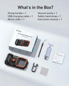 TELESIN Underwater Mobile Phone Waterproof Dive Case | 20 Meter Depth Diving Snorkeling Universal Dive Housing Handle Grip for iPhone, Samsung and Most Smartphones