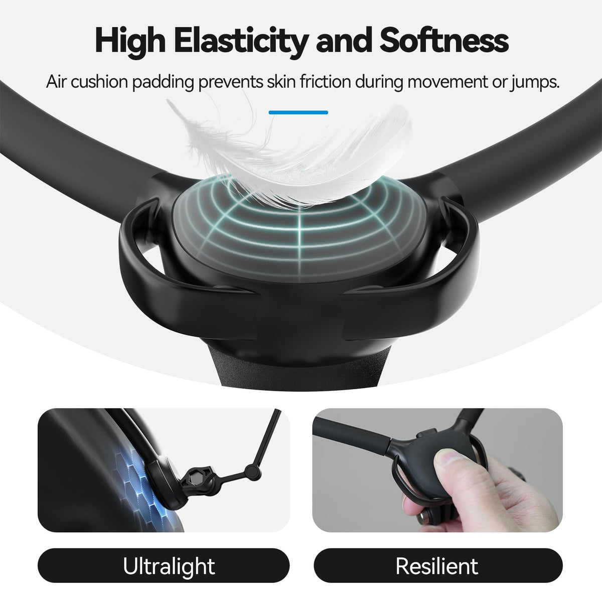 Telesin Neck Mount SE2.0 with Air Cushion Chest Strap Mount for Action Camera