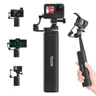 TELESIN Selfie Stick 10000mAh Battery with USB-C Cable for Action Camera
