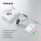 TELESIN Magnetic Neck POV Mount for Mobile Phone | Cell Phone Neck Holder Vlog Selfie Mount Hand Free Chest Stand Strap for iPhone 15 14 13 12 Series Android Phones - Grey