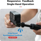 TELESIN 2.0 Quick Release Mini Desktop Tripod for GoPro Insta360 DJI Action Osmo Pocket | Compact Size Extendable Portable Camera Selfie Stick with Action Camera Quick Release Adapter