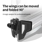 TELESIN Motorcycle Mount Helmet Chin Strap Clip, Dirtbike Bicycle Head Mounts Clamp Holder Attachment for GoPro Max Hero 12 11 10 9 8 7 6 5, Insta360 X2 X3 GO 2 Go 3, AKASO, DJI Action 3 4 Accessories