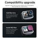 TELESIN Aluminum Alloy Cage Combo Set for GoPro Hero 11 Hero 10 Hero 9 Black Metal Housing Supports Vertical Shooting