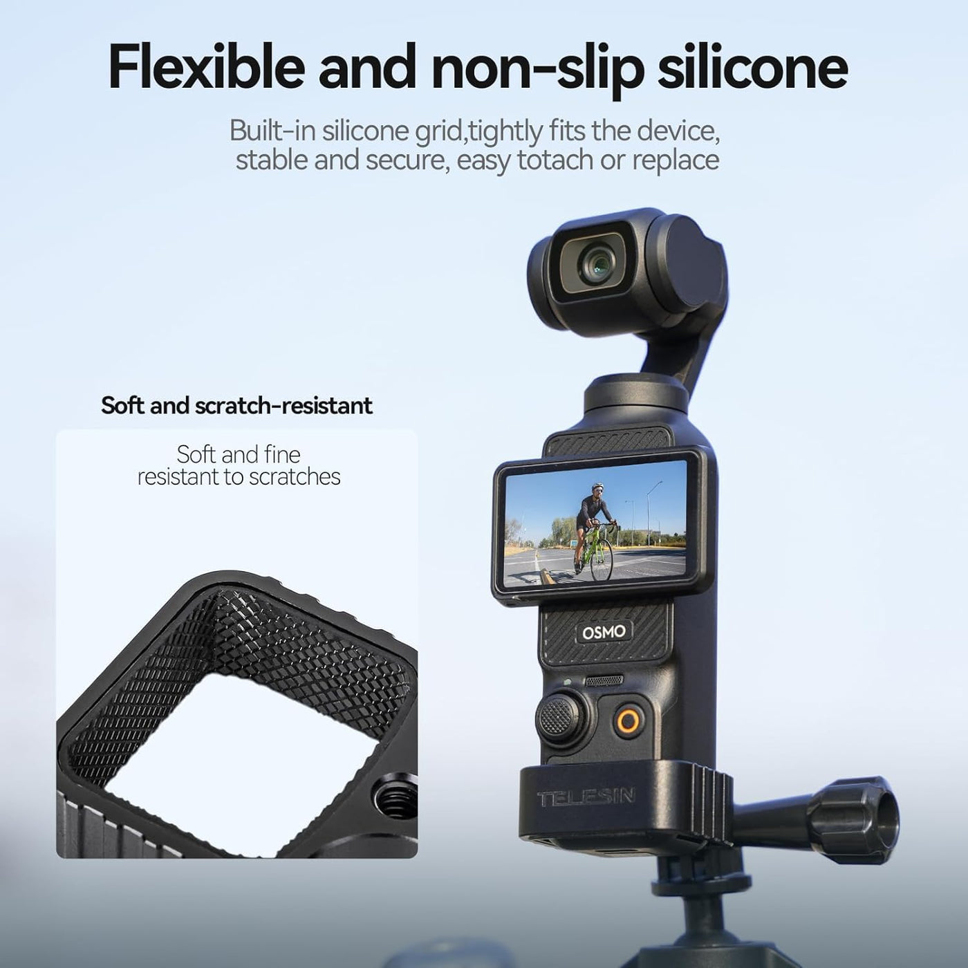 TELESIN Metal Adapter for DJI Osmo Pocket 3 | Aluminium Alloy Expansion Adapter Mount