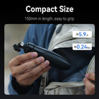 TELESIN 2.0 Mini Desktop Tripod for GoPro Insta360 DJI Action Osmo Pocket | Compact Size Extendable Camera Selfie Stick